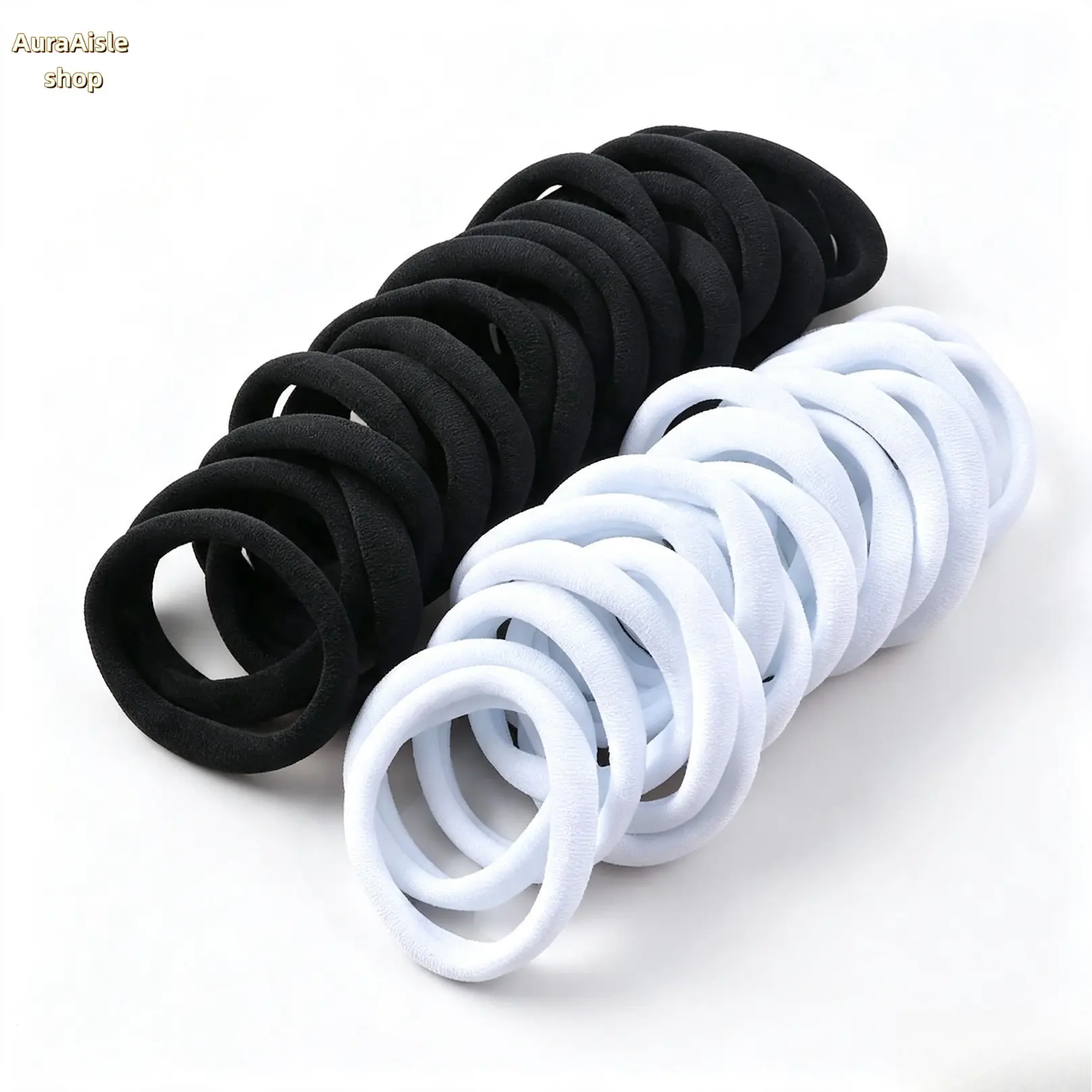 Solid Color High Stretch Elastic Hair Ties, Seamless Soft Hair Bands, Minimalist Daily Hair Accessories, Practical Hair Holders Suitable For Thick Hair For Women And Girls