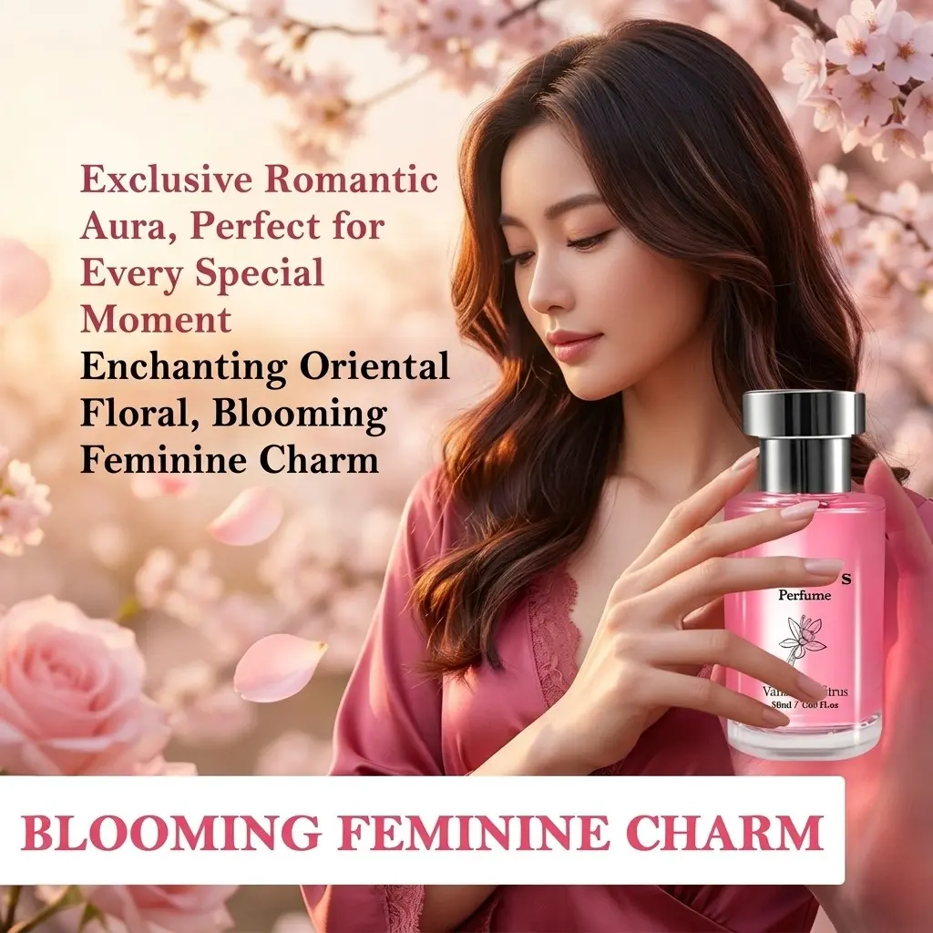 Women's Perfume 50ML, Vanilla Scent, Elegant Charisma Fragrance Spray, Long-Lasting Freshness, Perfect Gift for Her, Warm Vanilla Perfume