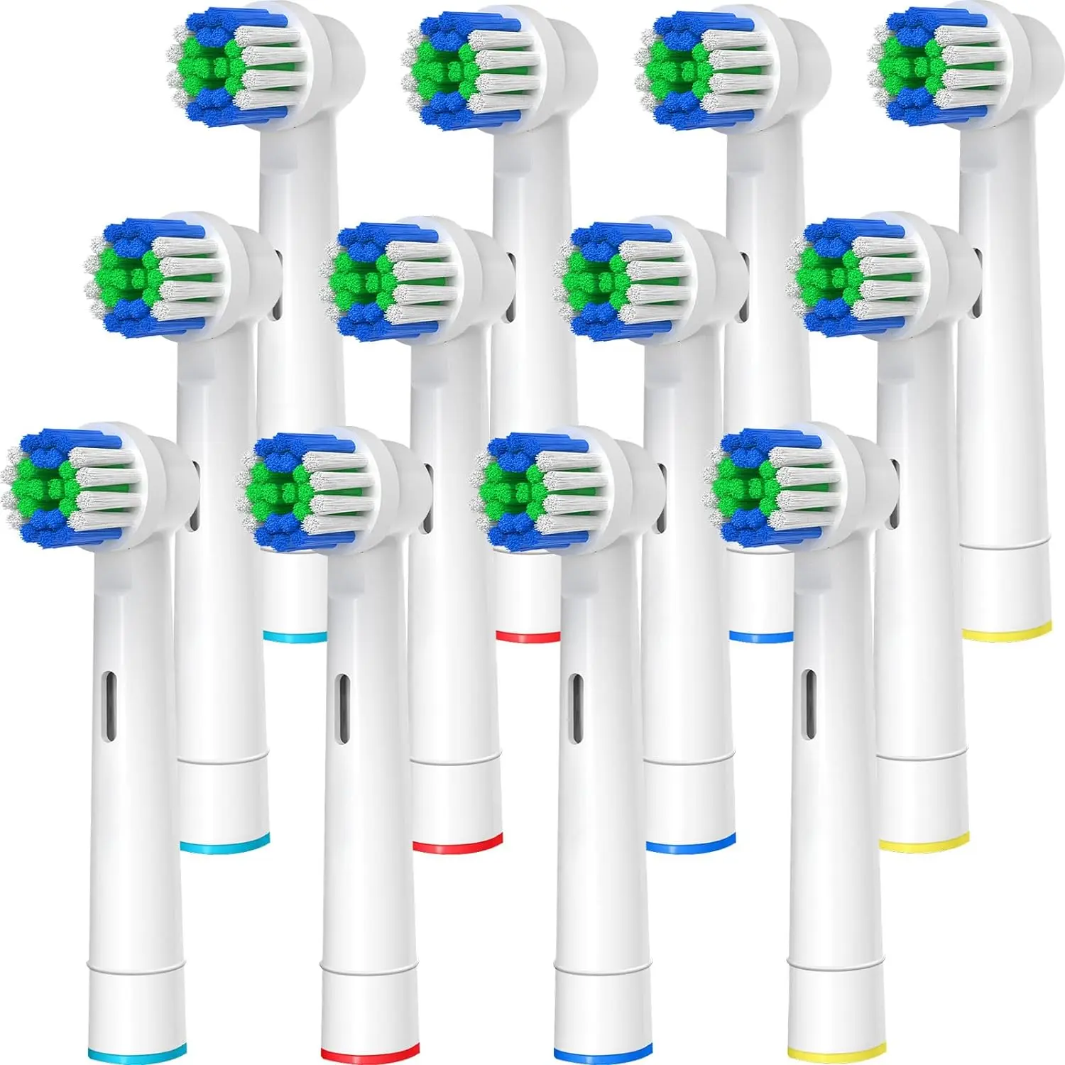 Replacement Toothbrush Heads Compatible with Oral B Braun, 12 count Professional Electric Toothbrush Heads Brush Heads Compatible with Oral B Replacement Heads Refill 7000/Pro 1000/9600/500/3000/8000