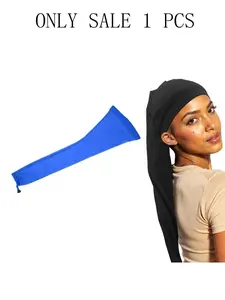 Women's Adjustable Elastic Braided Hair Socks, /blue// Non-Slip Hairstyle Accessories, Sports Headband, Workout Headband, Sport Headbands, Yoga Headband, Perfect for Gym, Party, Daily Use