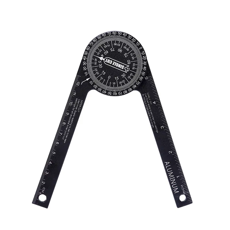 360 Degree Angle Finder for Woodworking High Precision Angle Ruler DIY Measuring Tool for Carpenter Hole Ruler