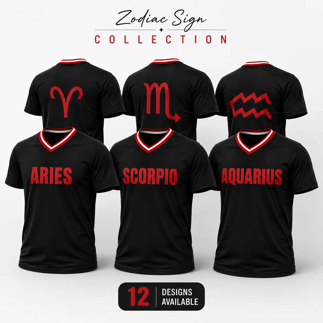 Zodiac Jersey, Unisex V-Neck Jersey Shirt,Astrology Breathable Athletic Jersey, Front & Back Summer Design Sports Clothing ,clothes,outfits