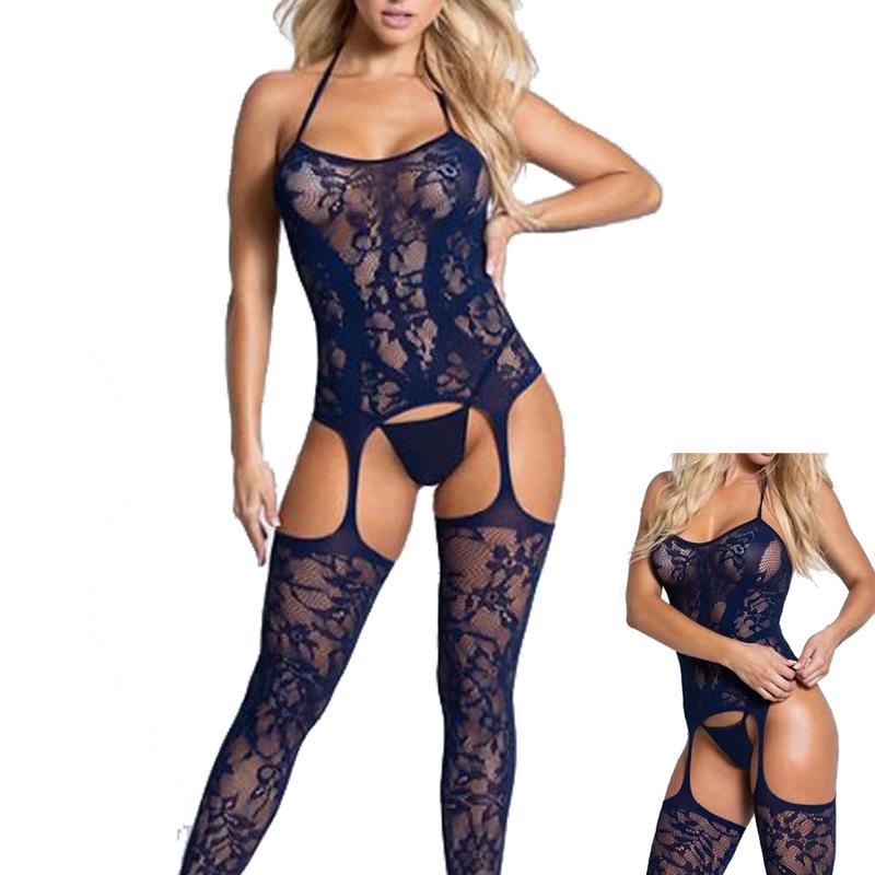 Yue Die Lingerie and Pantyhose Set with Sleepwear