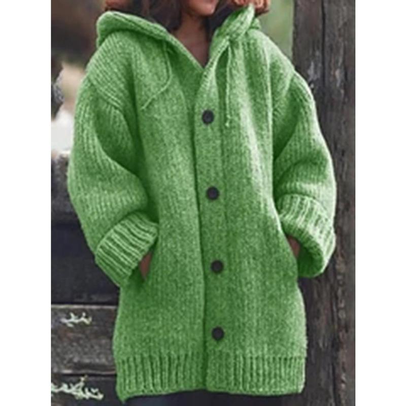 2026 Mid-Length Sweater New Cardigan Hooded Coat M107 camiseta de algodón Spring, Autumn & Winter Sweaters