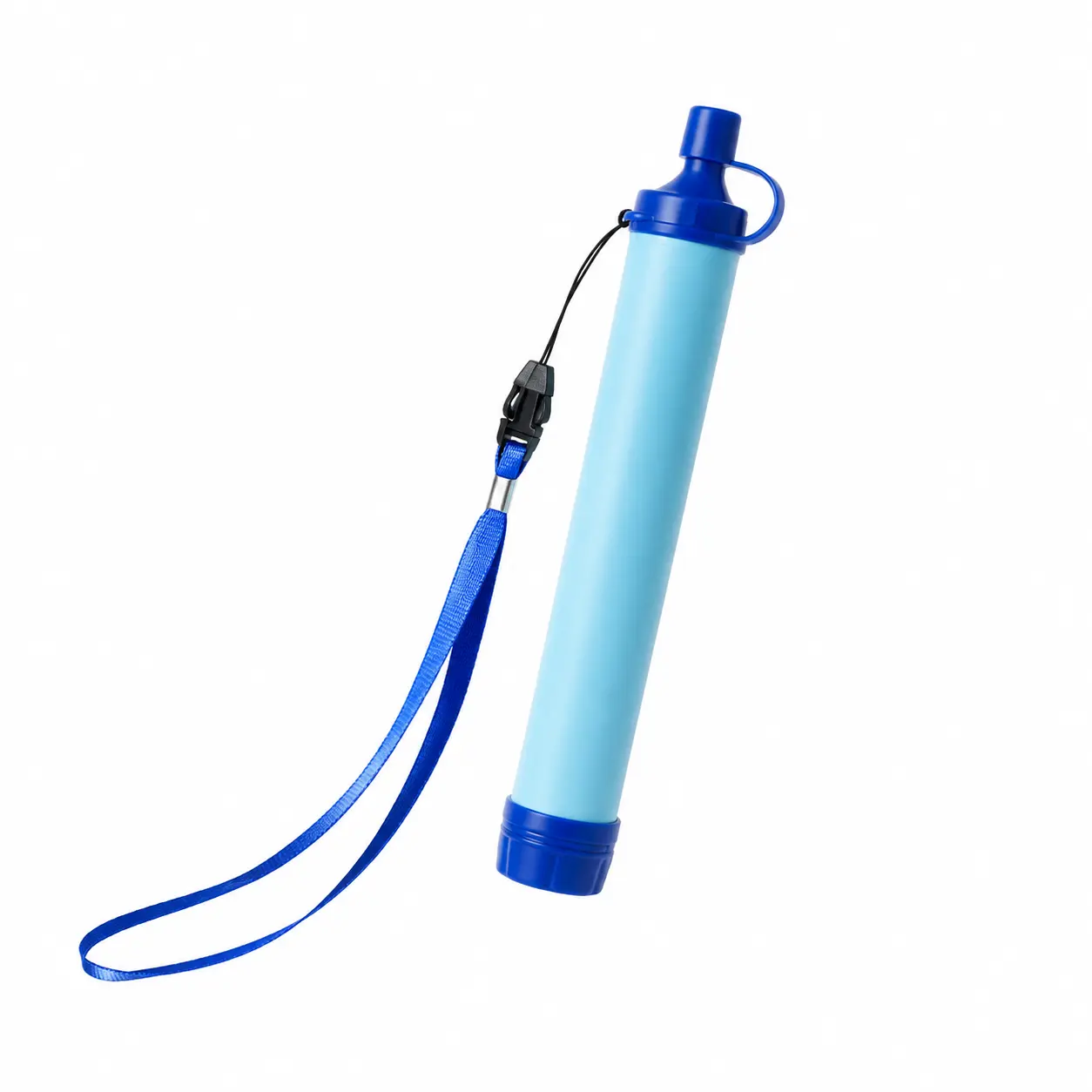 Ultra-Compact Portable Water Filter Straw for Outdoor Adventures, Emergency Survival, and Backpacking—Removes Bacteria, Protozoa, and Sediment for Safe Direct Drinking from Lakes, Rivers, and Streams