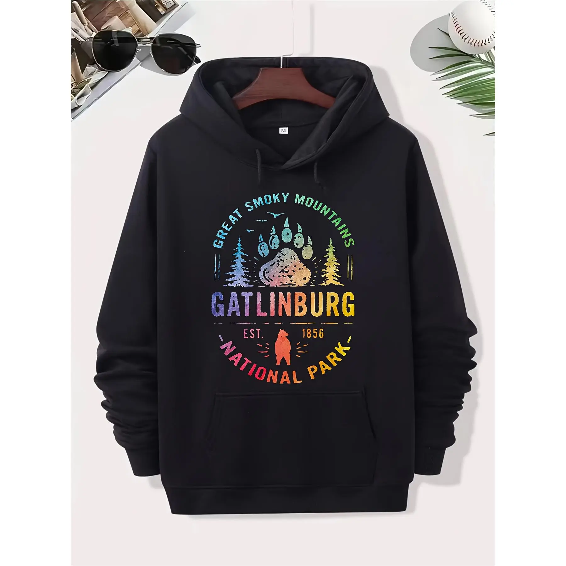 Gatlinburg, Tennessee - Great Smoky Mountains - Trendy Street Fashion Suitable for Every Season, Ideal for Casual Occasions, Sports, And Outdoor Activities, Featuring Medium Elasticity in The Clothing