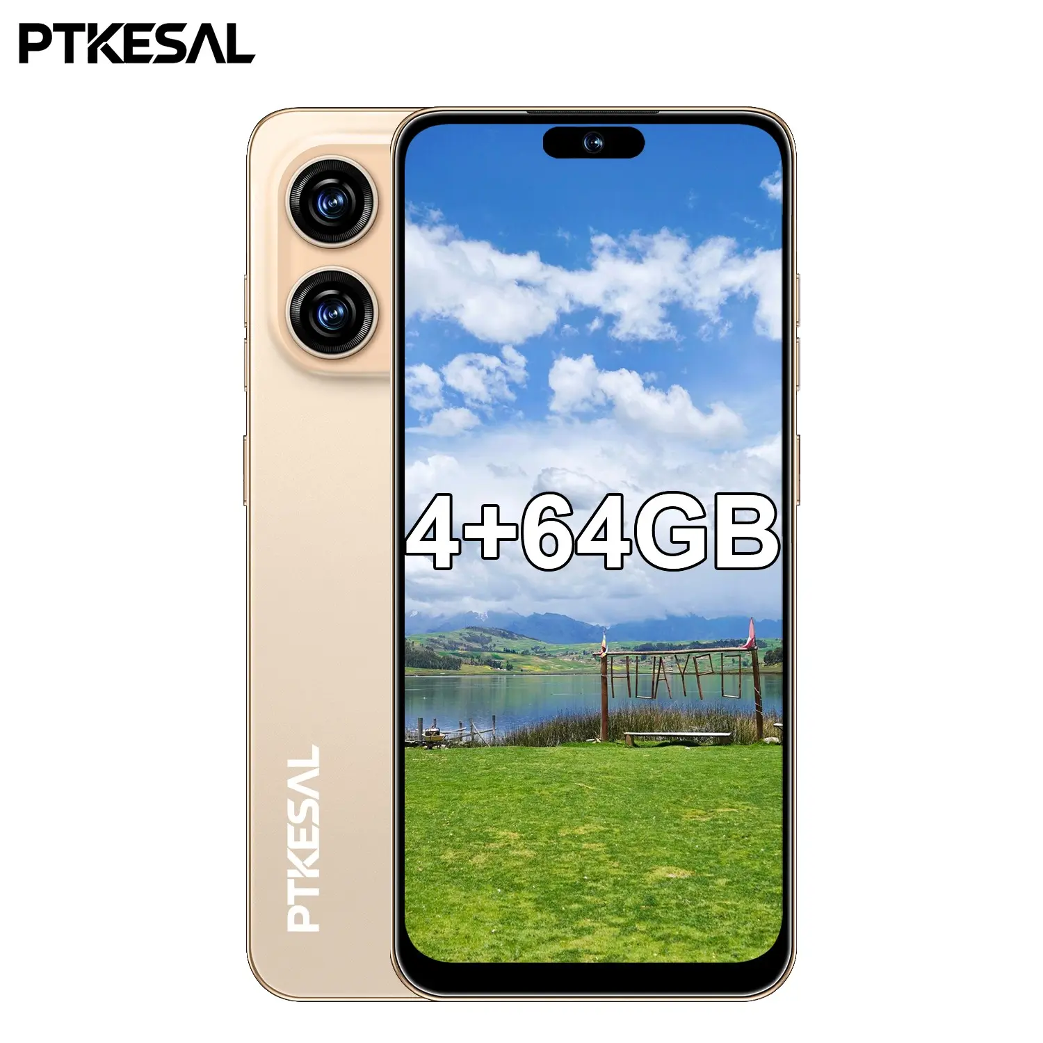 Ptkesal-16 Pro Max Smartphone, 6.93-Inch Screen, 4g Network, 4+64GB Memory, 8-Core Processor, 4100mah Battery, Android 10.0, Dual Sim