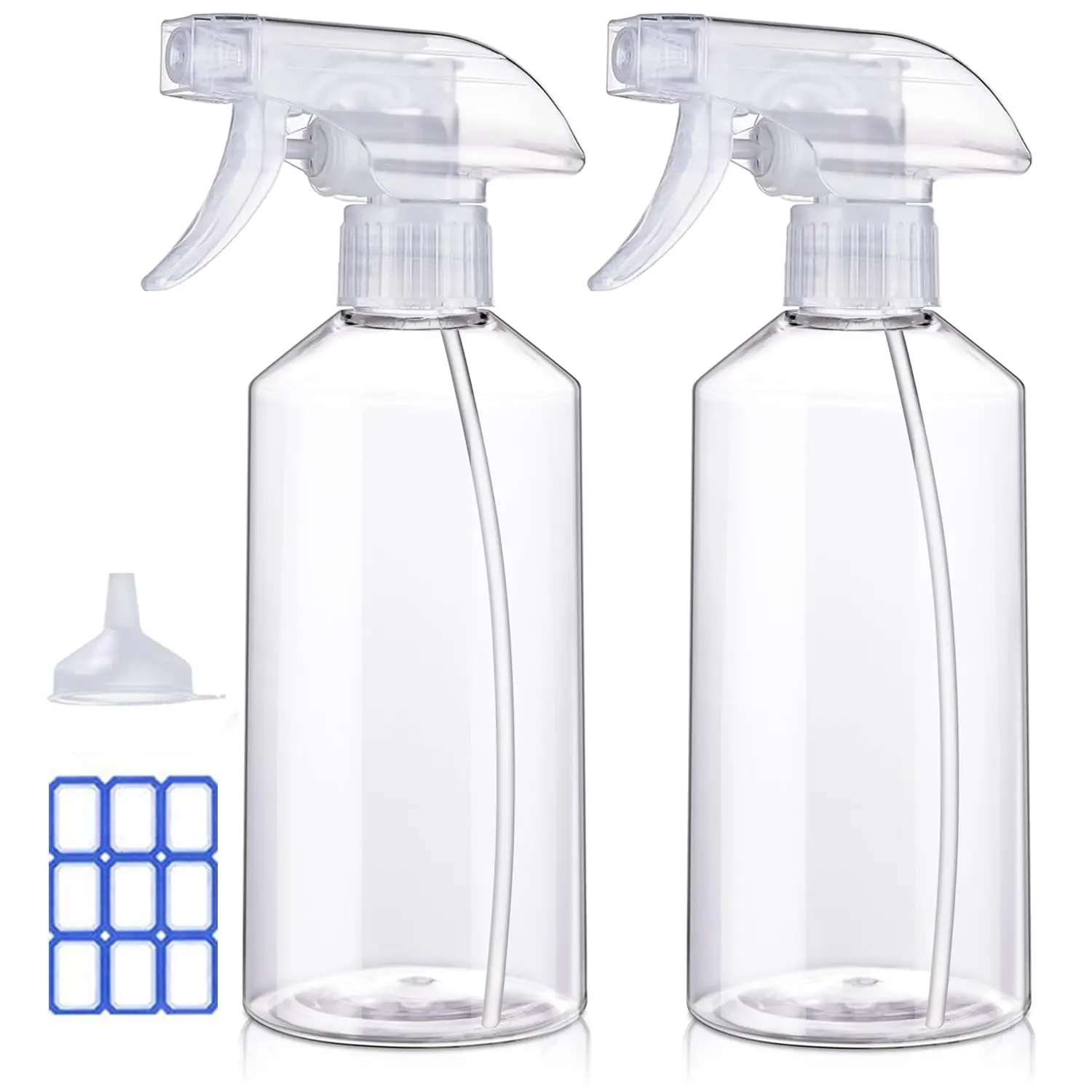 Bottles 16.9oz/2Pack -  Adjustable  Bottles for Cleaning | No Leak And Clog Mister  Bottle -  Bottle For Hair, , , Vinegar, and Rubbing  Reagent
