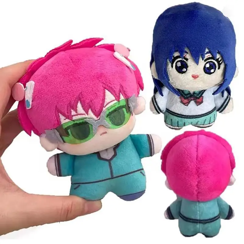2026 hot item 10cm The Disastrous Life of Saiki Kusuo Plush Toys Anime Saiki Kusuo Teruhashi Kokomi Plushie Pendant Stuffed Dolls Xmas Gifts