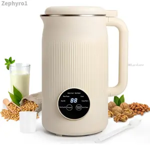 40oz Nut Milk Maker Automatic Almond Milk Machine,Plant Based Milks Homemade Oat,Chowder,Juice,Soy Milk Machine with Delay Start,Boil Water,Keep Warm& Auto CleanZephyroH6LaceLure