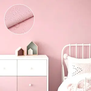 1 Roll Macaron Style Matte Vinyl Stickers, Self-Adhesive Wallpaper,Easy to Peel and Stick,Suitable for Bedroom Walls, Furniture, Cabinets, And Various Surfaces Like Kitchens, Wardrobes, Drawers, Tables, Nightstands, And Refrigerators