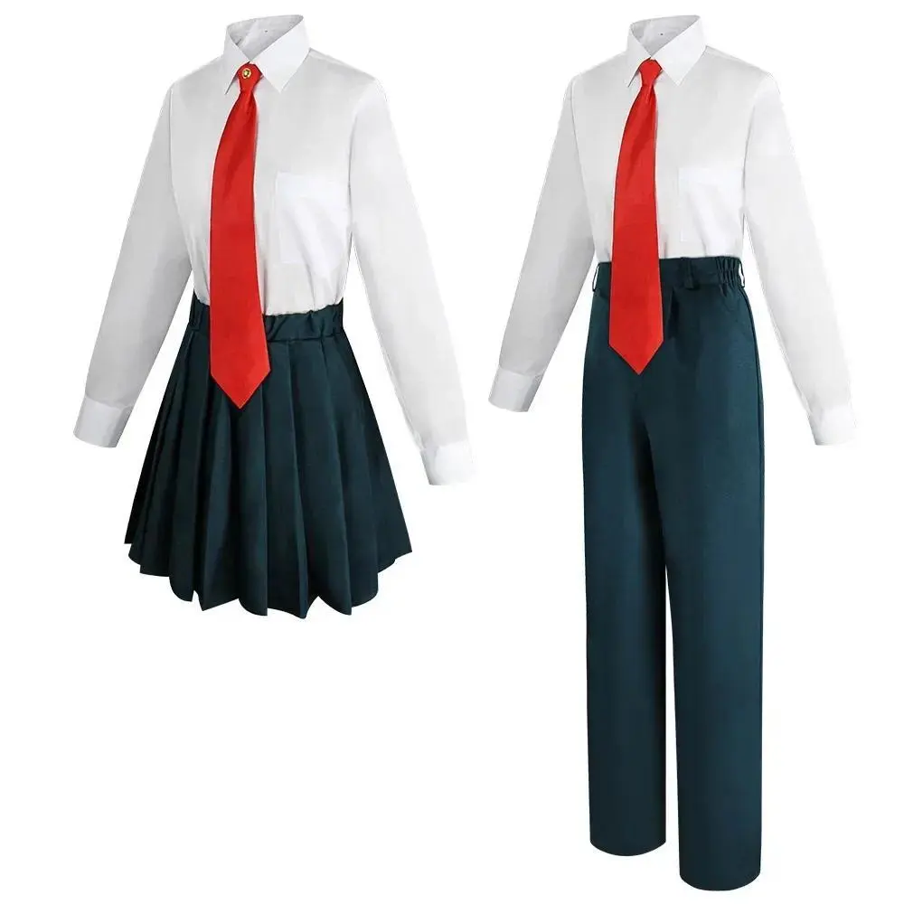 My Hero Academia Anime Midoriya Izuku Cosplay Costume Todoroki Shoto School Uniform Set Wig Suit Unisex Halloween Role Play