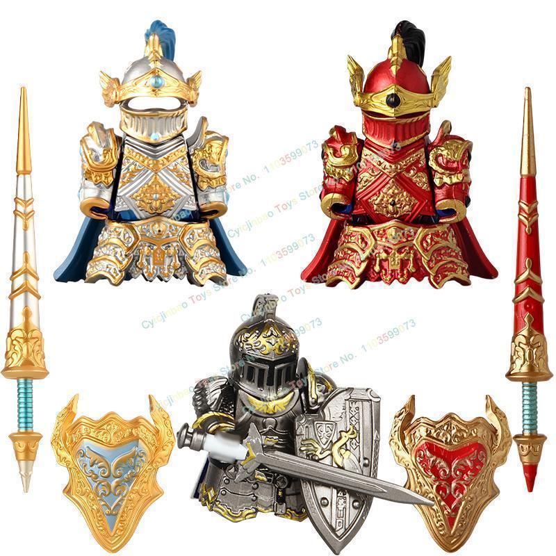Z151 Medieval Knights compatible Building Blocks Warriors Bricks Action Figure Sword Accessories Collection Bricks Toys Gifts popular
