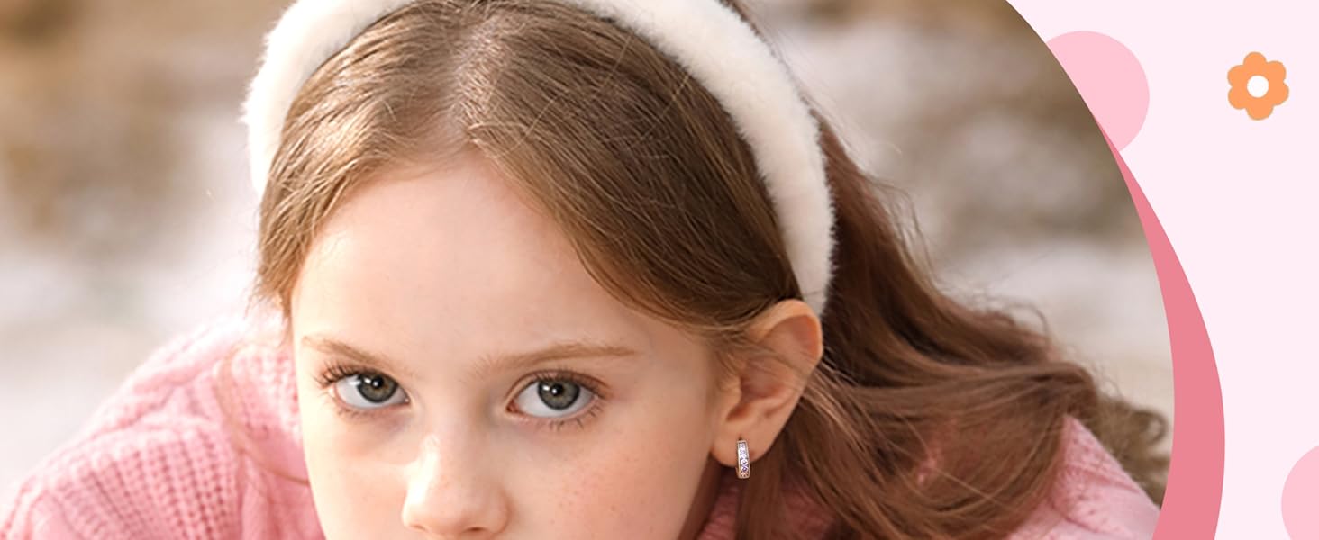 FUNRUN Hypoallergenic Earrings For Women Small Huggie Hoop Earrings Sleeper Double Love Heart Earrings Cute Tiny CZ Butterfly Star Cartilage Earrings Hoop Set 10mm