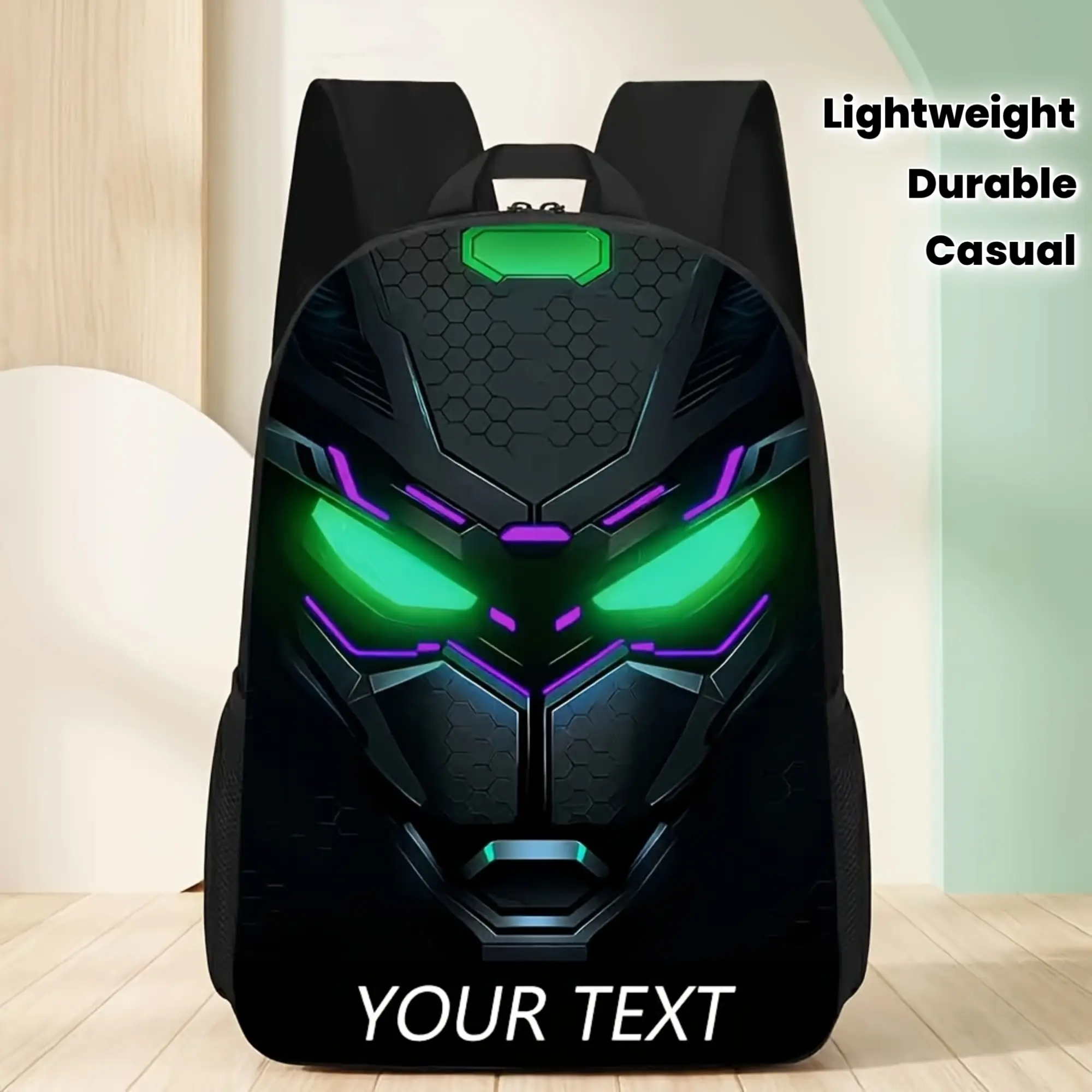 1pc, Personalized Customization Backpack, Large Capacity 17-Inch Casual Bag, Lightweight And Durable School Bag for Back to School, Easy And Multifunctional, Suitable for School, Work, Commuting, Travel, Picnics, Etc