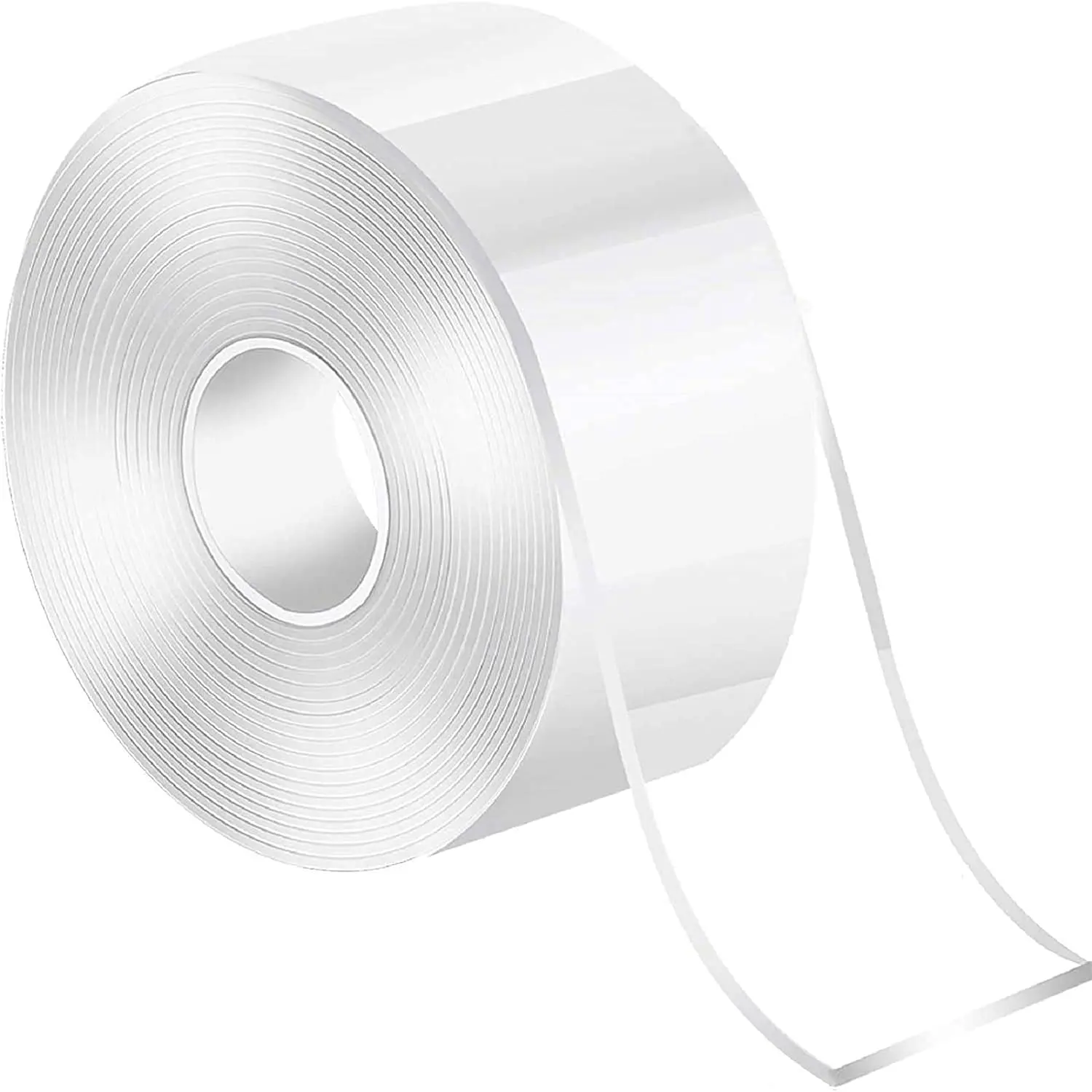 2 in x 16.5 ft Double Sided Nano Tape Heavy Duty, Clear Mounting Adhesive for Concrete Walls & Textured Walls -  Hold, Removable, Washable, No  for Posters, Photos, Store Displays