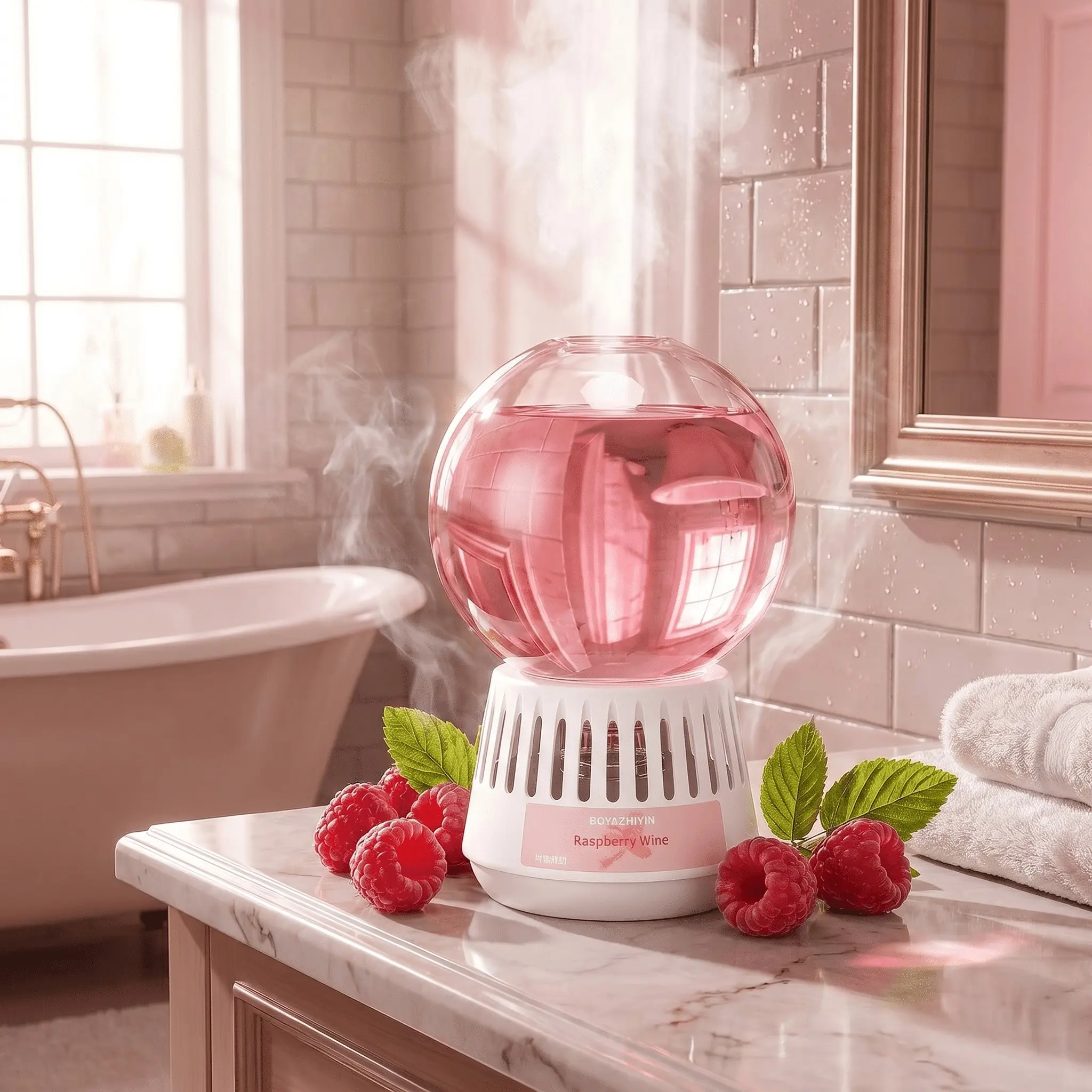 Inverted No-Fire Diffuser Bottle 49ML, Scented Liquid, Long-Lasting Fragrance for Bedroom, Odor Eliminator for Bathroom and Shower, Decorative Scented Item