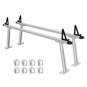 71*14*31 inch Aluminum Pick Up Truck Bed Ladder Rack Heavy Duty Carrier 800lbs Universal
