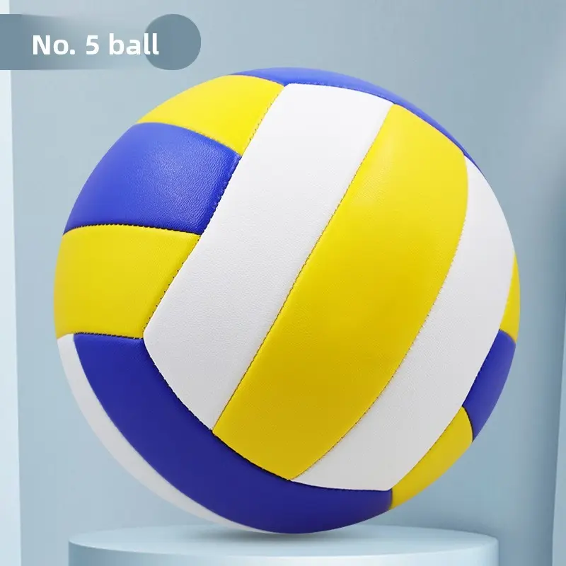 Classic Blue Volleyball, Official Size 5 Training Ball, Volleyball Balls, PVC Material, Comfortable Durable, Ideal for Beginners, Best Sports Gift