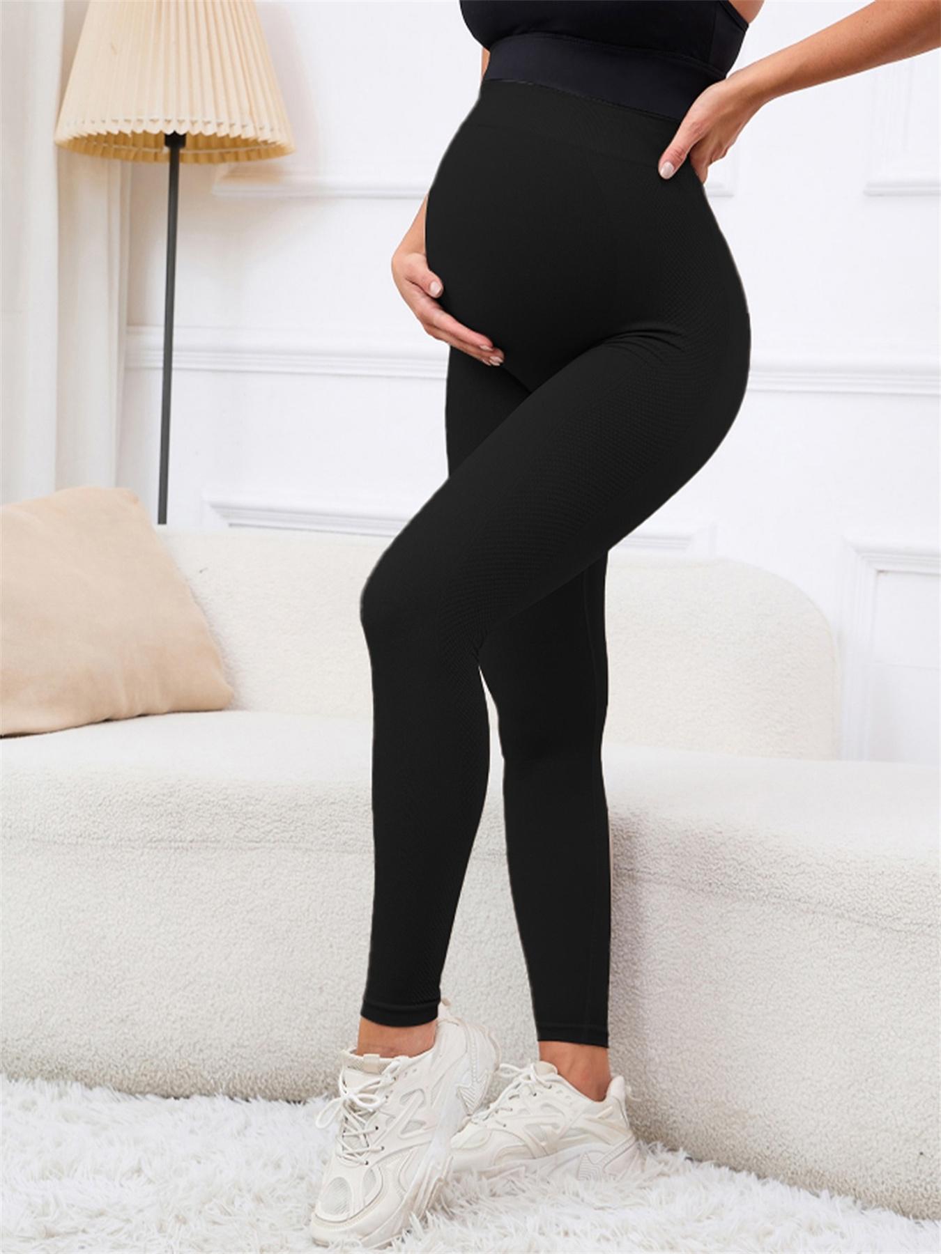 4 Pack Women's Maternity Leggings Maternity Yoga Pants Pregnancy Leggings Maternity Clothes Maternity Clothing