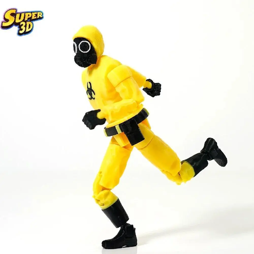 2026 In-Stock Unisex Backrooms Experimenter Dummy13 T13 Plastic Action Figure - 3D Printed, Multi-Jointed Articulated Figures, Shapeshift Collectible Figurine Toy