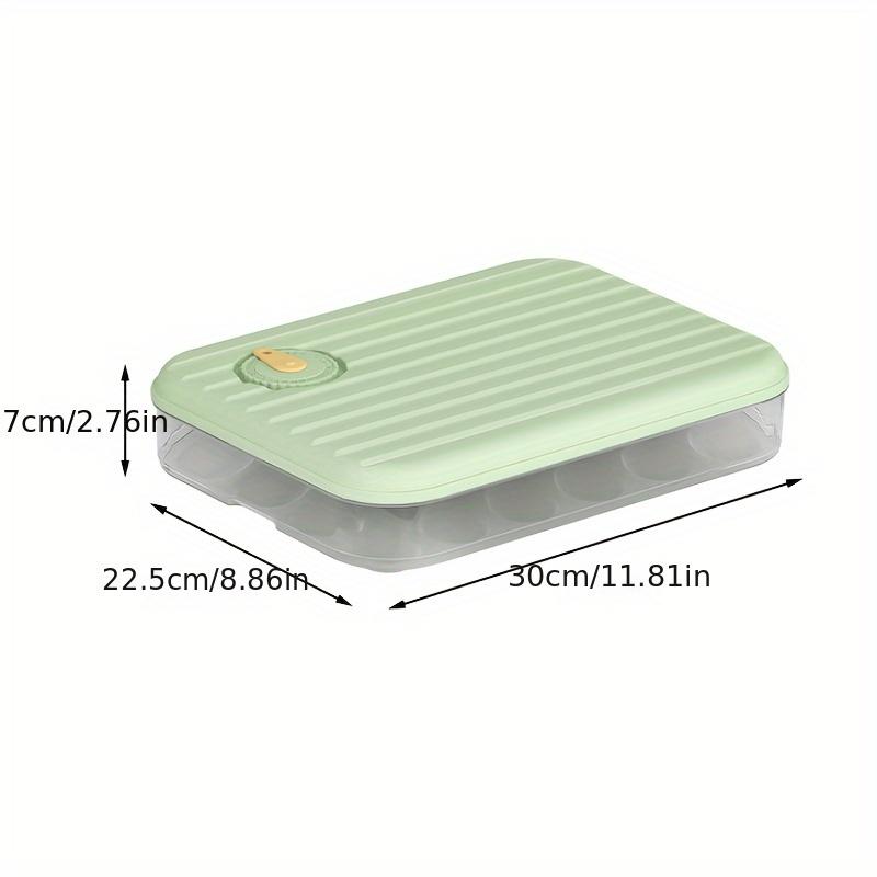 Egg Holder For Refrigerator Deviled Egg With Lid Fridge Egg Storage Stackable Plastic Egg Containers 24Egg Tray Kitchen Supplies