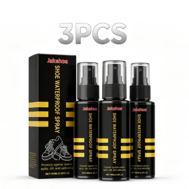 3PCS Waterproof Shoe Spray Multi Purpose Shoe Care Spray For Snow Boots White Shoes Rainproof Dustproof Stain Resistant Shoe Protector For Daily Outdoor Travel Use