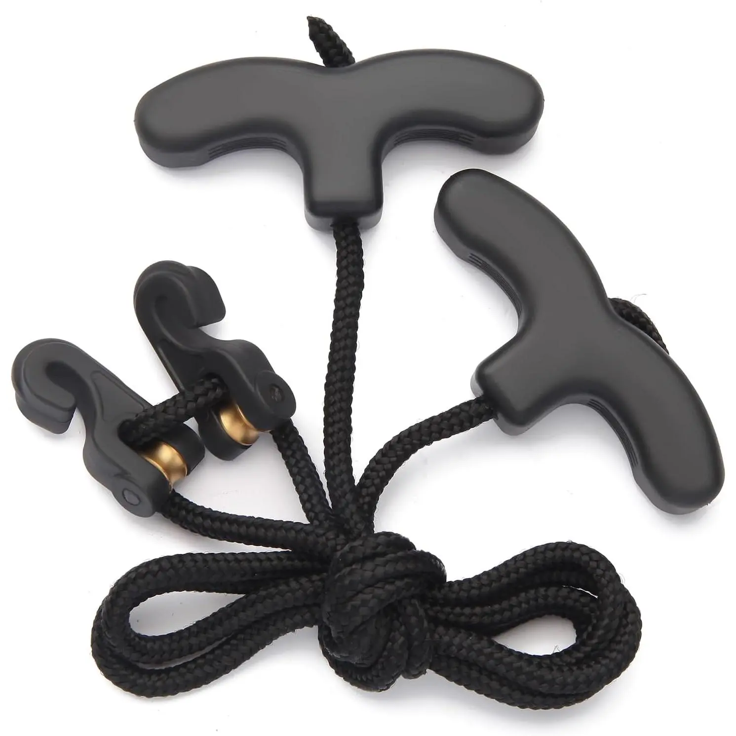 Double Handle Crossbow Cocking Rope Pull Cord String Puller Cocker Aid Tool