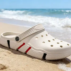 BDHJYDB Summer Men's Breathable Hollow Out Sandals, Lightweight Non-Slip, Outdoor Beach Casual Slippers
