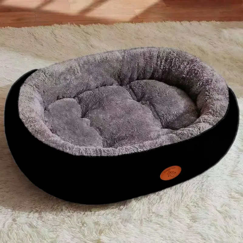 Pet New oval pet bed for dogs, summer cooling bed, dog bed for medium and large dogs, warm winter cat bed