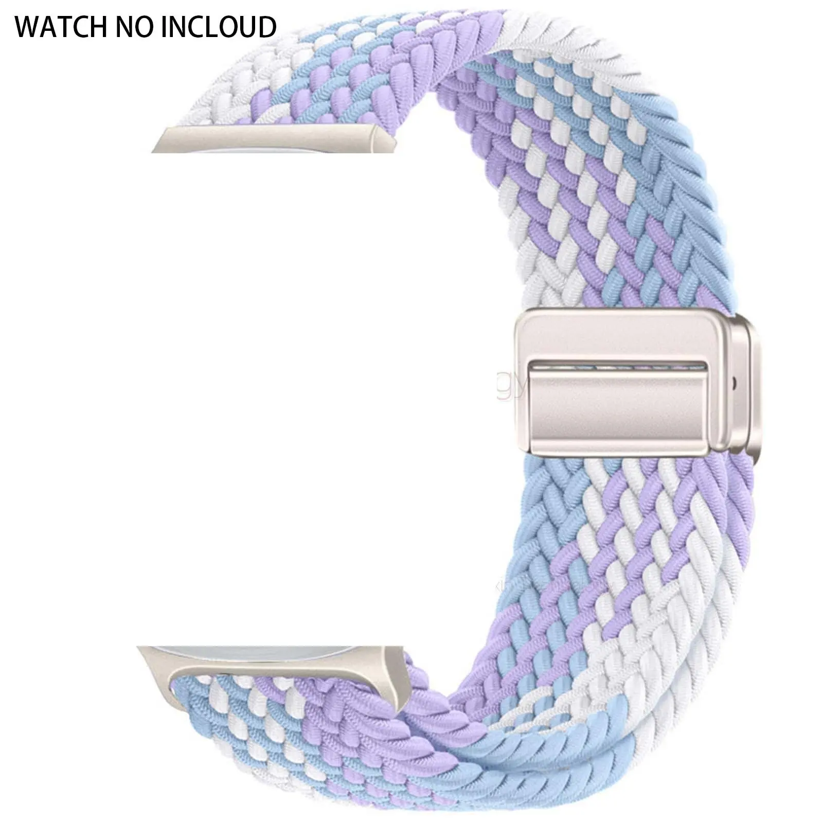 Nylon strap suitable for Samsung Galaxy Watch 8 compatible woven strap 40mm/44mm/46mm classic 2025 edition men's and women's sports nylon elastic strap fashionable versatile strap Smartwatch Strap Smart Watch Straps