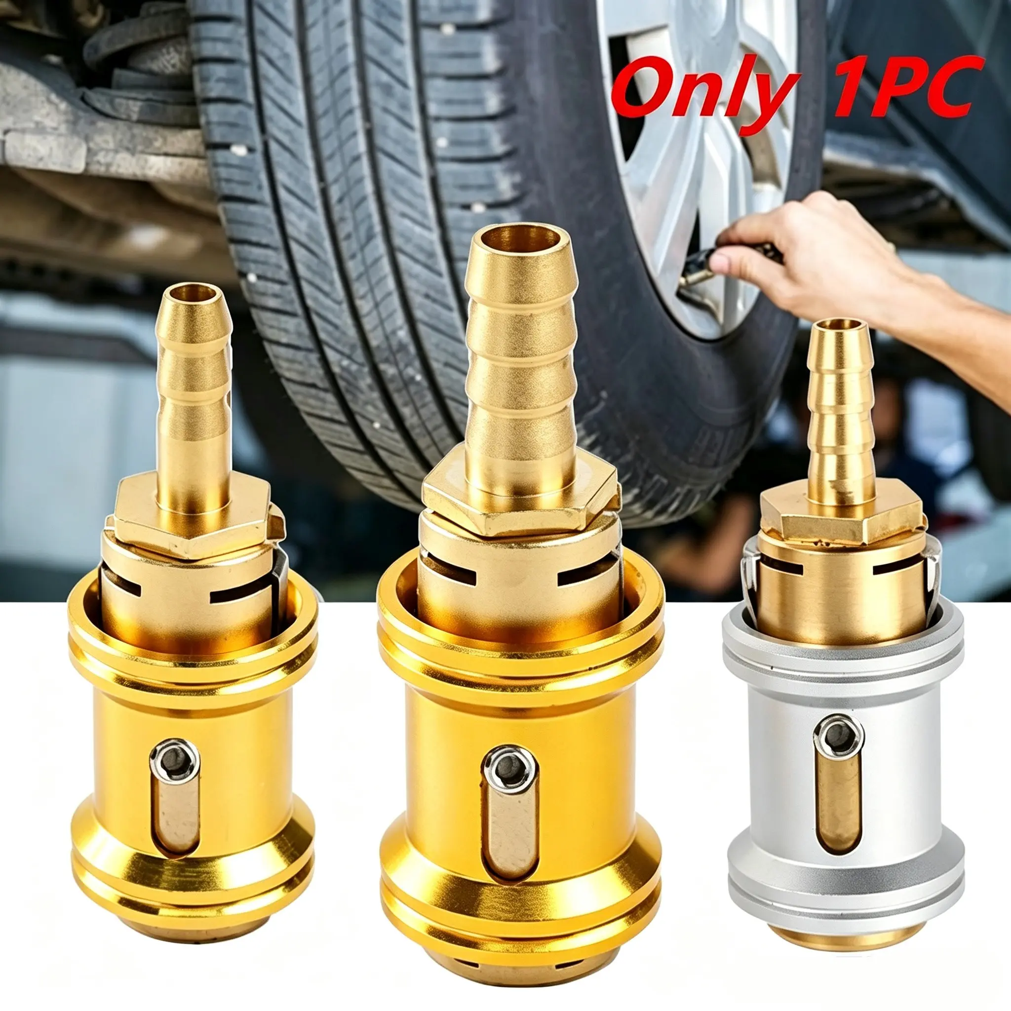Tire Air Chuck Locking Tire Inflator Nozzle Adapter for Vehicle Inflator