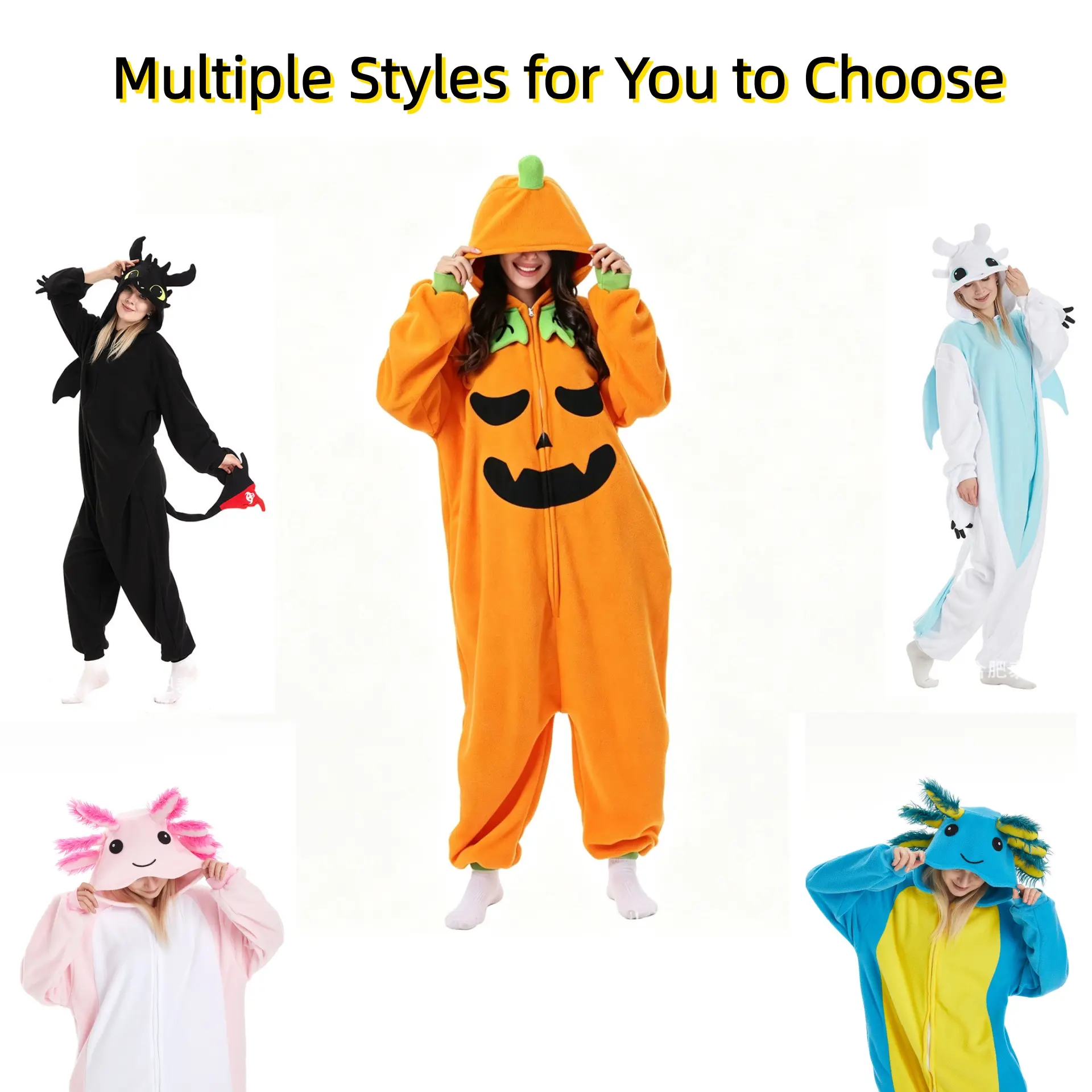 Women's Oversized Funny Silly Wearable Fleece Fabric Full-Body Long Sleeve Onesie Costume - Cozy Nightwear & Loungewear for Halloween Parties, Cosplay
