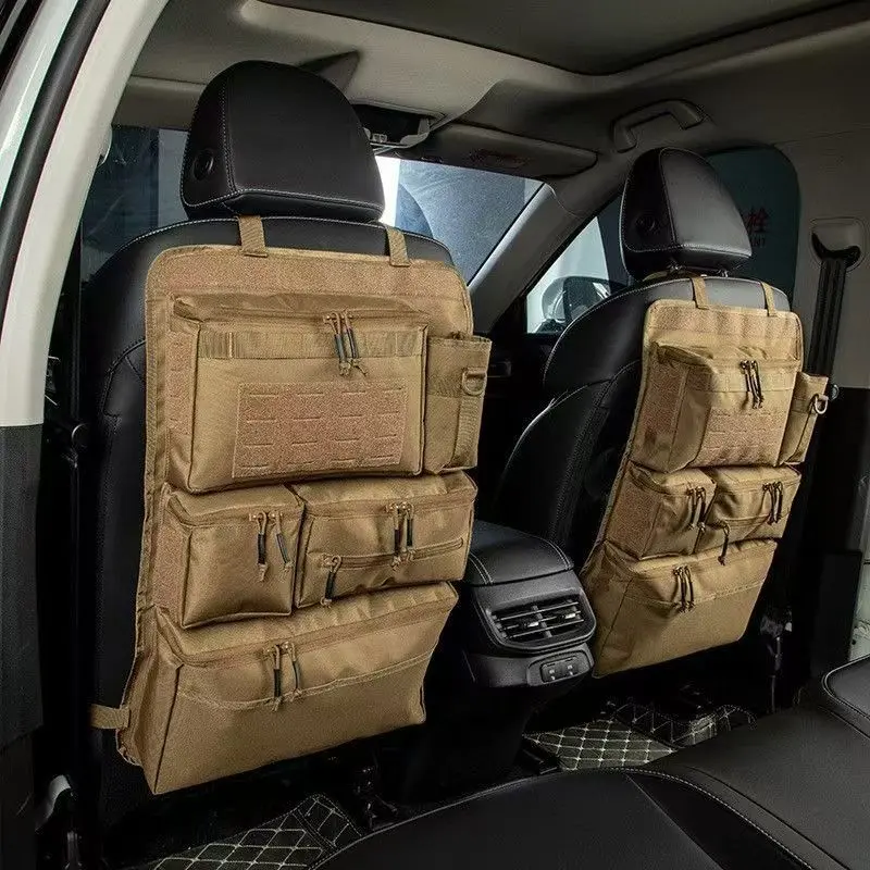 Tactical Multi-Functional Modular Car Seat Hanging Organizer Bag, Universal Seat Protector and Tool Storage Holder, Practical Car Accessory Gift for Men, Auto Accessories Interior, Car Interior Accessories