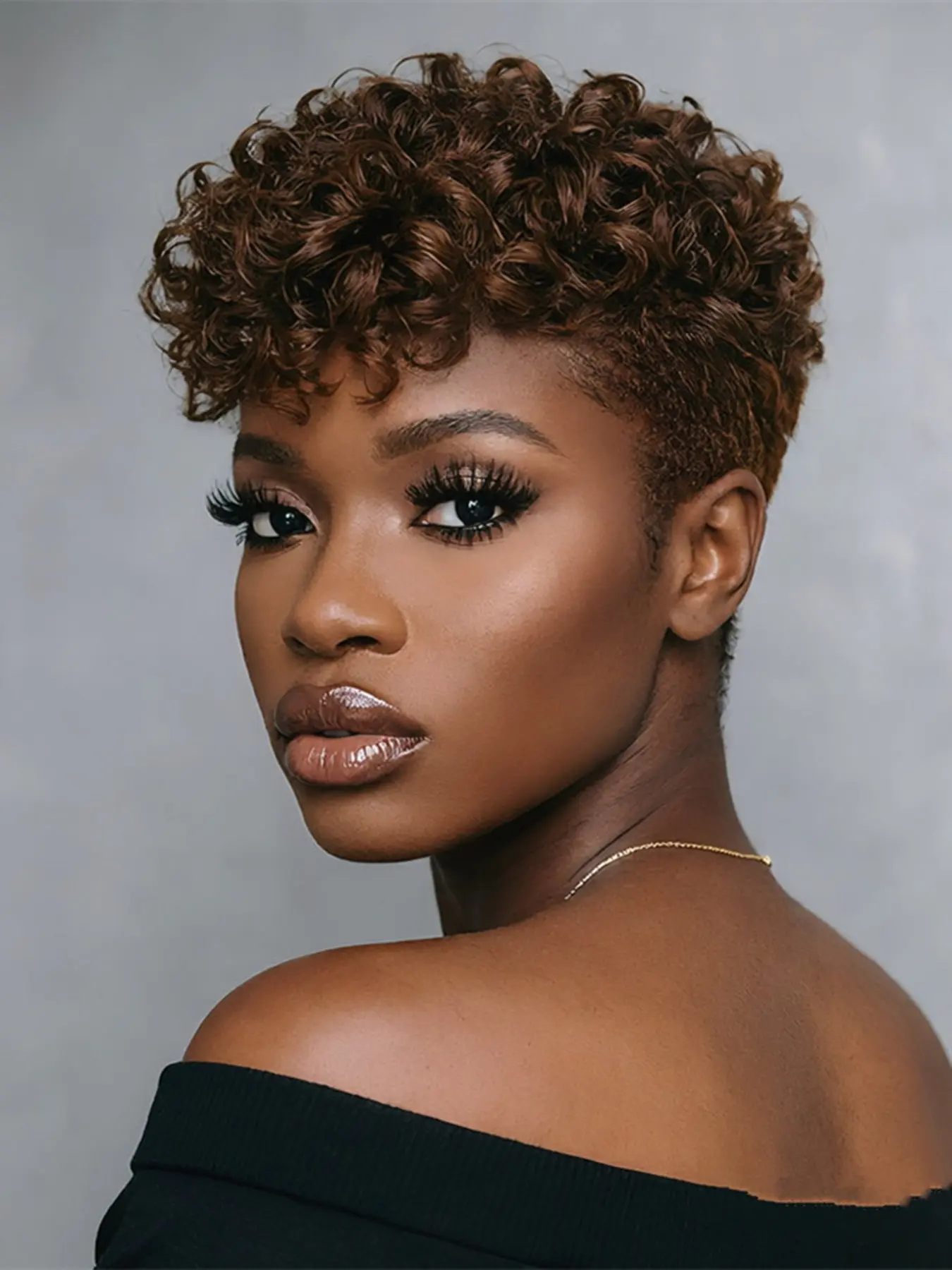 pixie cut wig human hair wig short curly pixie cut wig black color wig for women daily party cosplay use human hair wig pixie wig