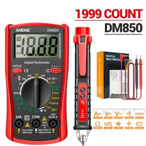 Dm850 Digital Multimeter Kit with Non-Contact Voltage Tester, Ac/dc Voltage Meter, Ohm Ammeter, Continuity Test, Electrical Maintenance Data Logger
