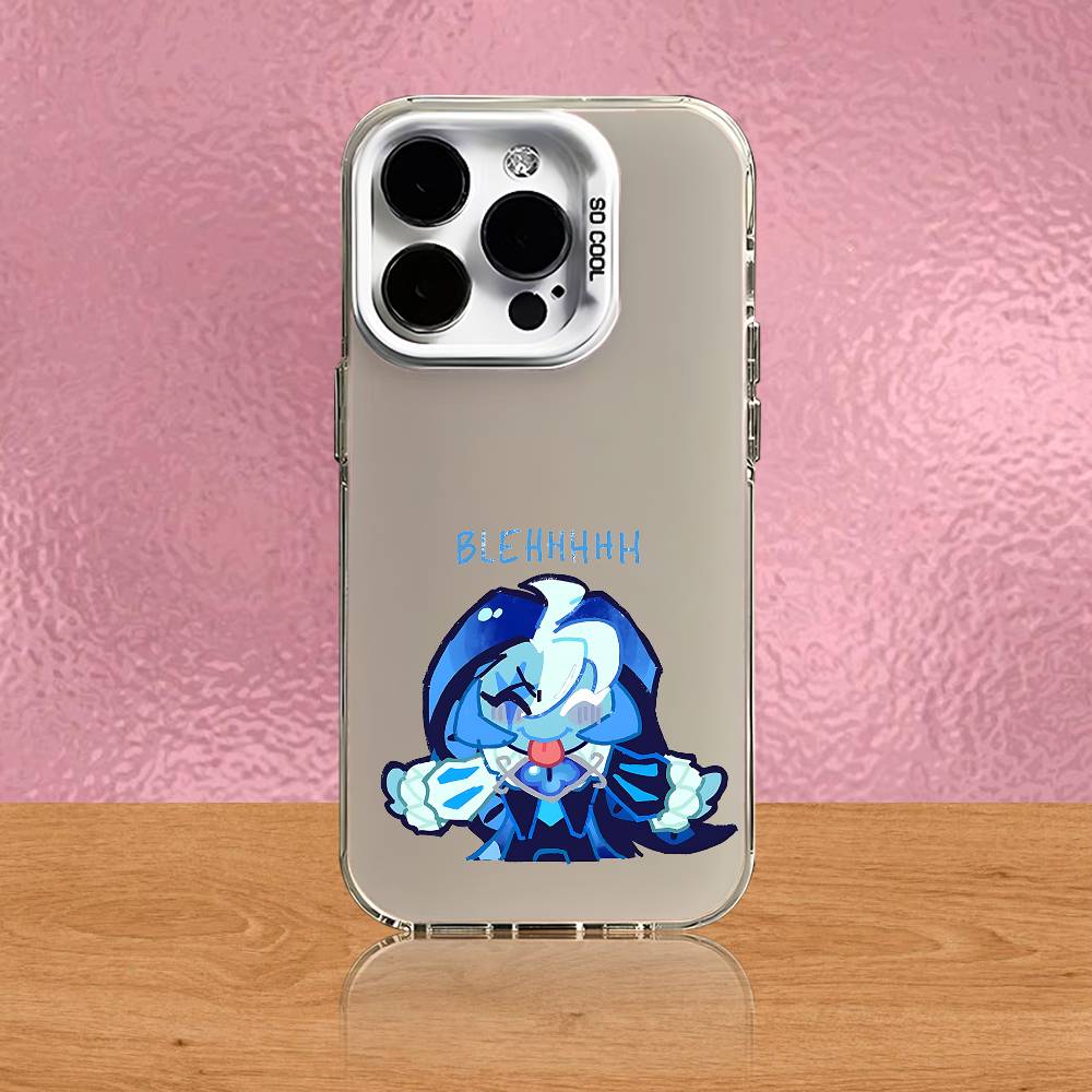 Shadow Milk C-Cookie R-Run Phone Case For iPhone 17,16,15,14,13,12,11,Pro,Max,Plus,Air,Mini,SE4 White Matte Shockproof Cover