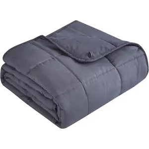 Weighted Blanket (20lbs 60"x80" Queen Size) for Adult, All-Season Cooling Breathable Heavy Microfiber Material with Glass Beads Soft Thick Comfort Big Blanket for Summer Fall Winter