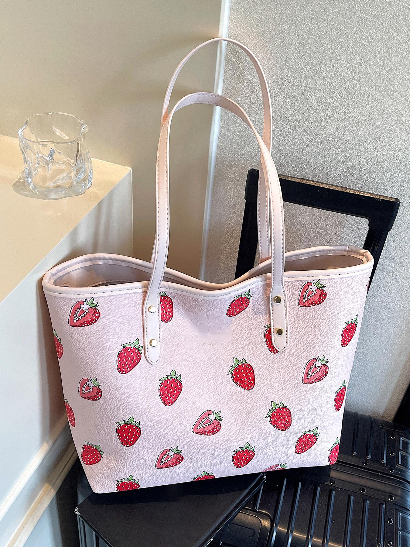 Valentine's Day Gift Women's Elegant Floral Bow Pattern Handbag, personality versatile Daily Shoulder Bag, simple exquisite Casual Fashion High quality Daily Commuter Bag, Crossbody Tote Bag