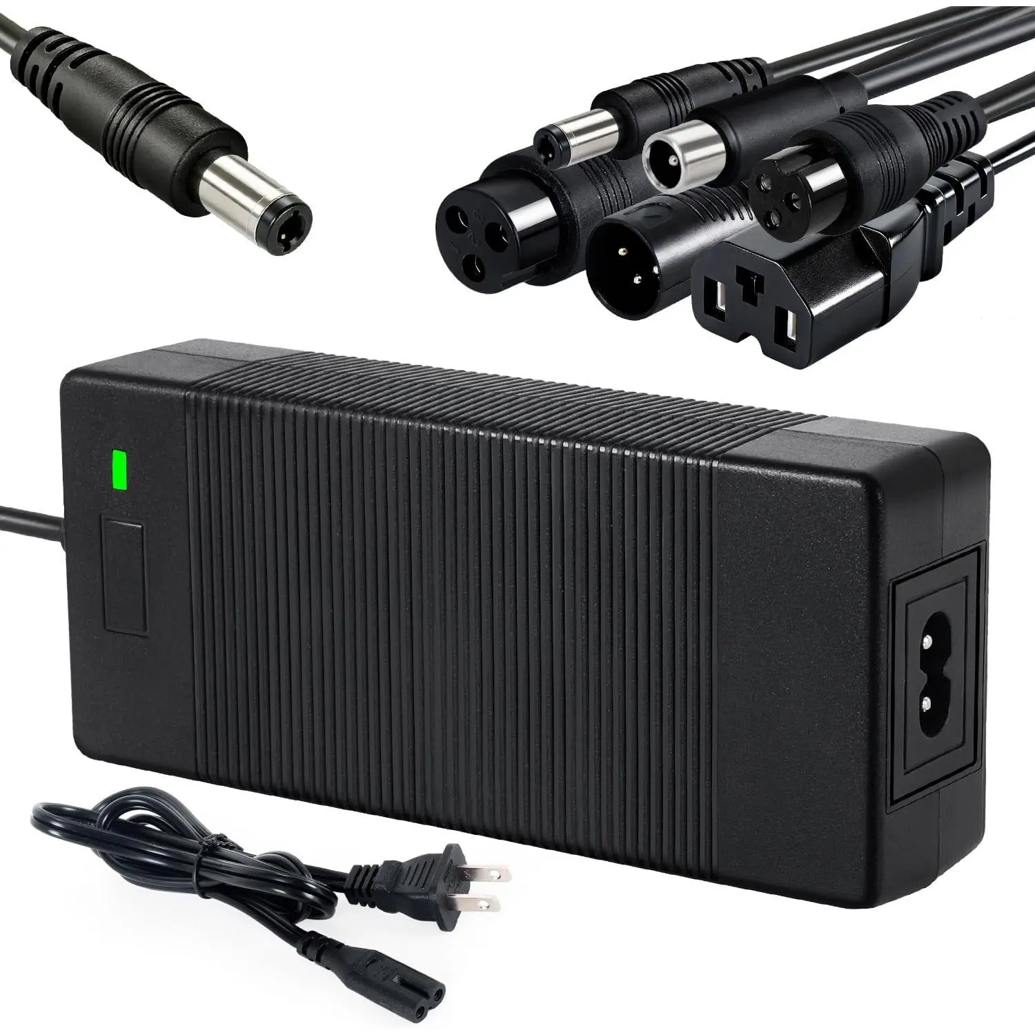 UL Certified 42V 2A Replacement Electric Scooter Charger with 6-Prong for 36V Hoverboard Charger, Compatible with GOTRAX/ninebot/Jetson/Voyage Scooter Power Adapter