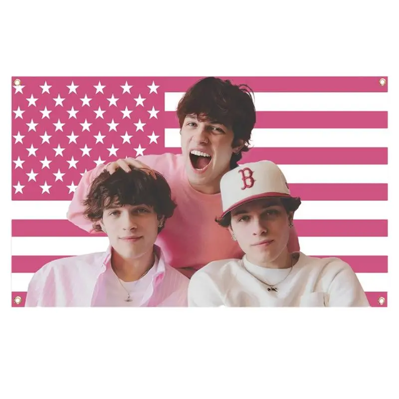 Sturniolo Triplets Fabric Flag Banner Tapestry,