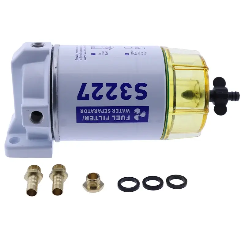 FridayParts Fuel Filter Water Separator Assembly S3227 for Boat Motor