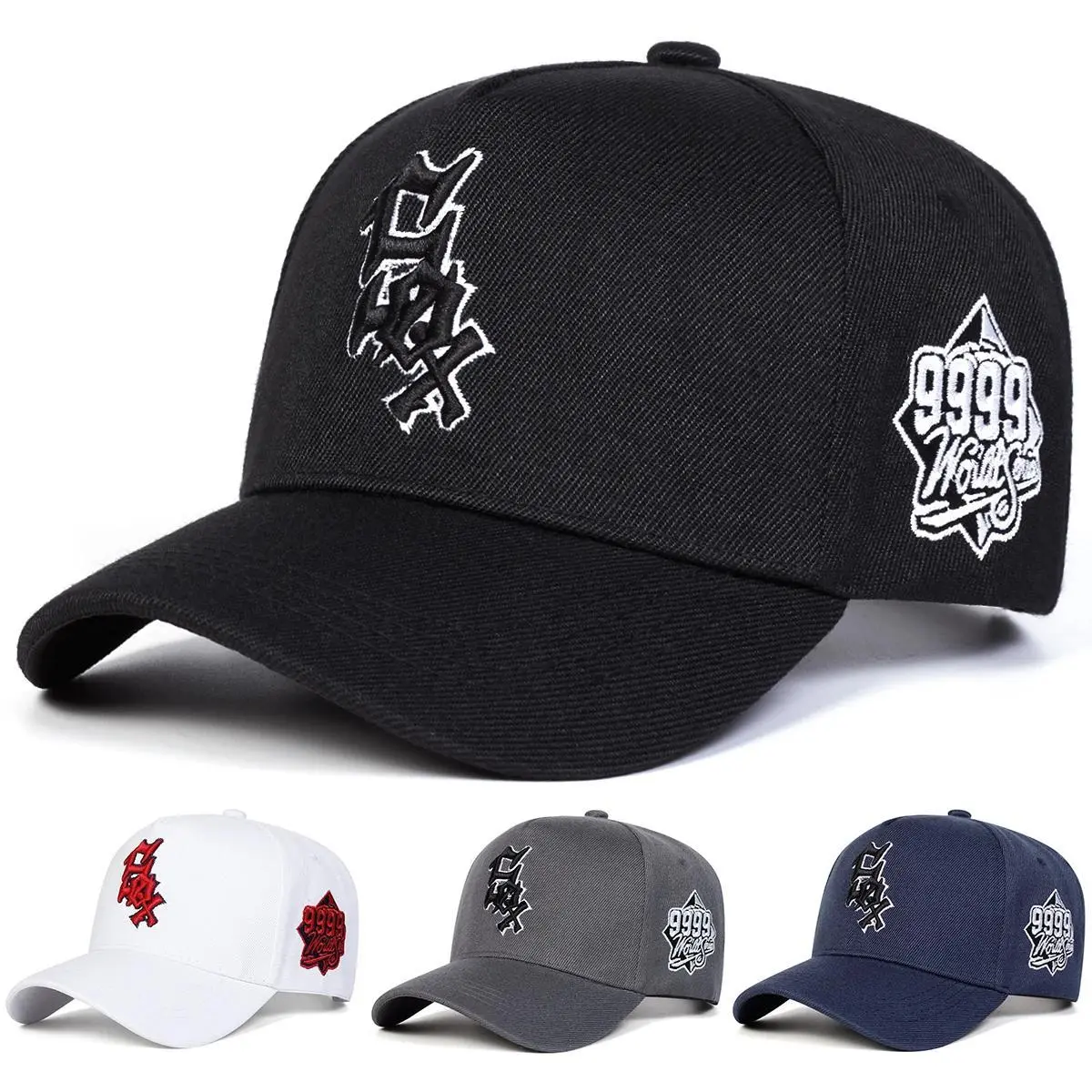 Unisex SOX Letter Embroidery Baseball Caps Spring Autumn Outdoor Adjustable Casual Hats Sunscreen Hat Sports Cap