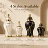 Modern Platinum Ceramic Vase Set with Lid, Luxury Farmhouse Style Decorative Storage Jar, Ideal for Living Room, Bedroom, Entryway, Wedding Decoration, Farmhouse Table Vases, Ceramic Flower Vase, Ceramic Vases for Home Decor