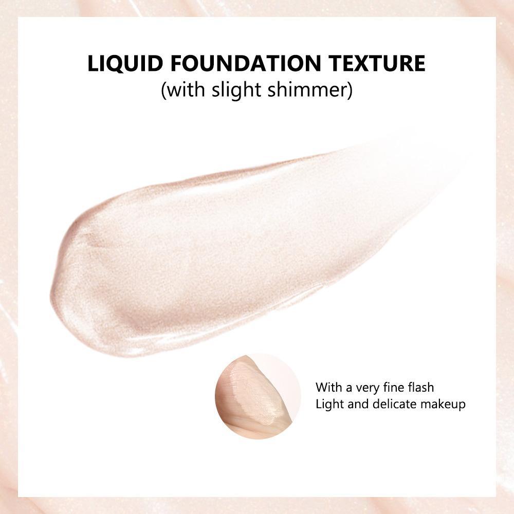 Long-Lasting Glow Foundation, Natural Glow Enhancer, Moisturizing & Brightening Luminous Foundation for All-Day Radiant Glow