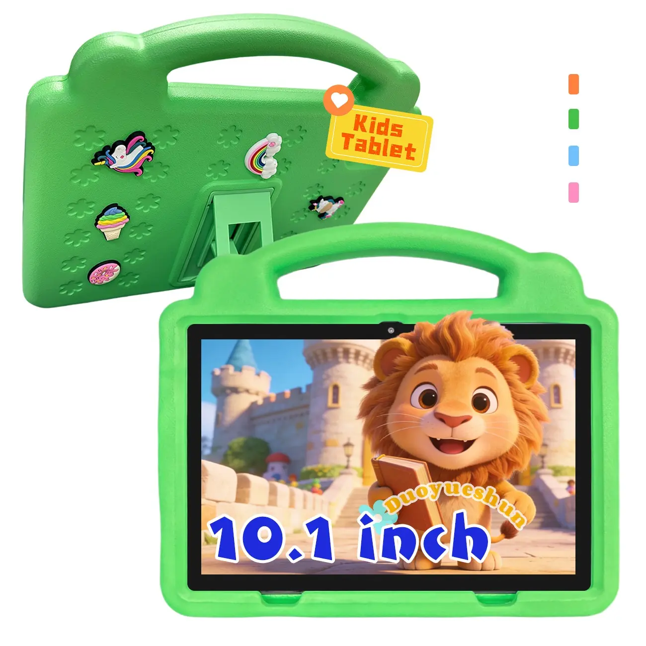 Pink & Blue Available! #SummerWins #DealsForYouDays Father’s Day Gift, 10.1-Inch Android Kids Tablet, Online Class Ready, 2-in-1 Study & Learning, Lightweight & Shockproof, 5G WiFi, HD IPS, Bluetooth + Dual Camera, Smart Parental Control, Easter/Christmas