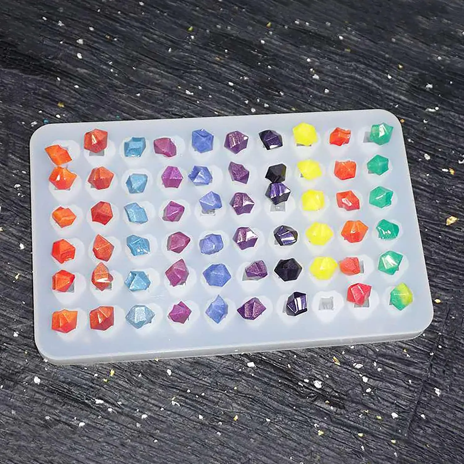 Mold  Craft Makes 60  - Small   Mold for  - Candles - Soap -  -  - 1  Shapes (White)(M0008)
