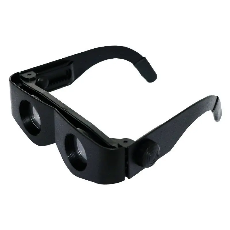 Lightweight Adjustable Focus Binocular Glasses, Hands-Free Magnification Spectacles, Portable Outdoor Observation Eyeglasses, Ideal for Fishing & Travel