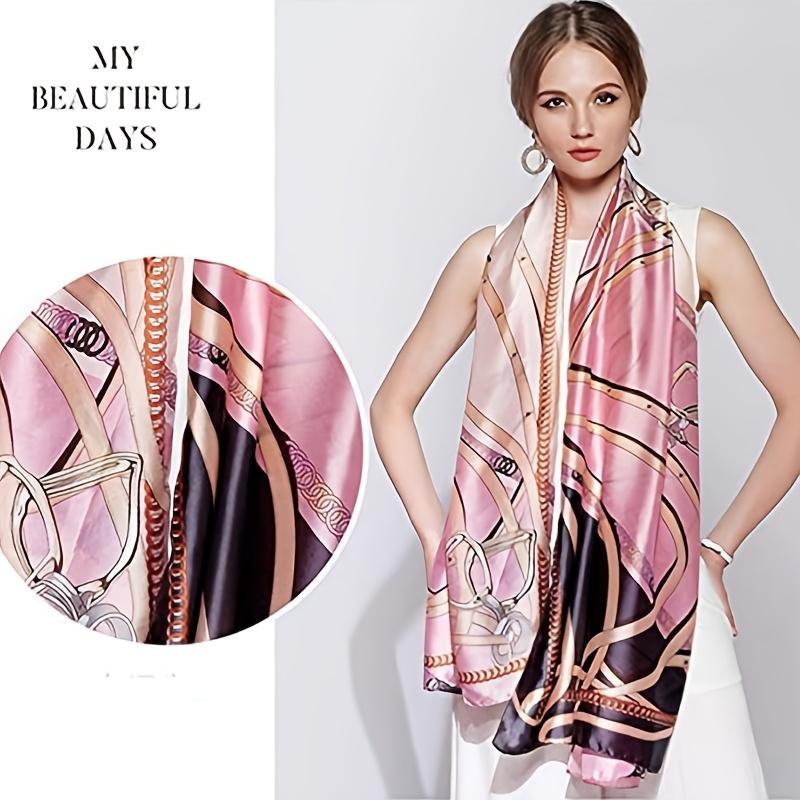 Ring  necklace  watch  scarf Silk Scarf Mulberry Silk Fashion Scarves Long Lightweight Shawl Wrap