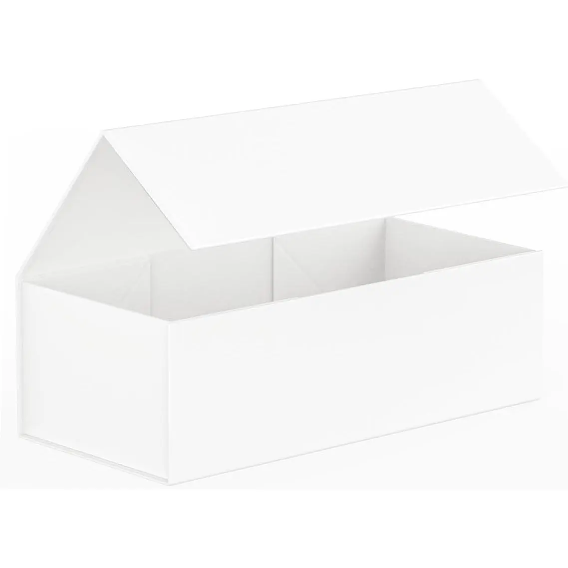 Large Gift Box with Lid 12" x 6" x 4" - White Boxes for Presents, Birthday, Valentine's Day, Mother's Day, Christmas, Anniversary, Luxury Gift Packaging